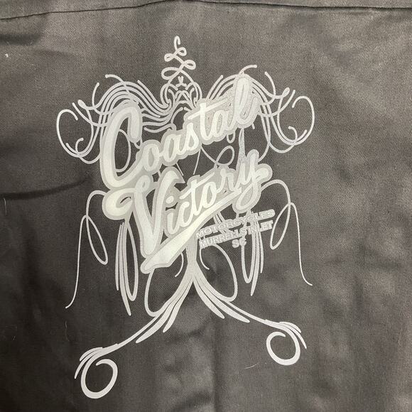 Biker Clothing Company Boys Large Short Sleeve Button Up Work Shirt NWT - Picture 4 of 10